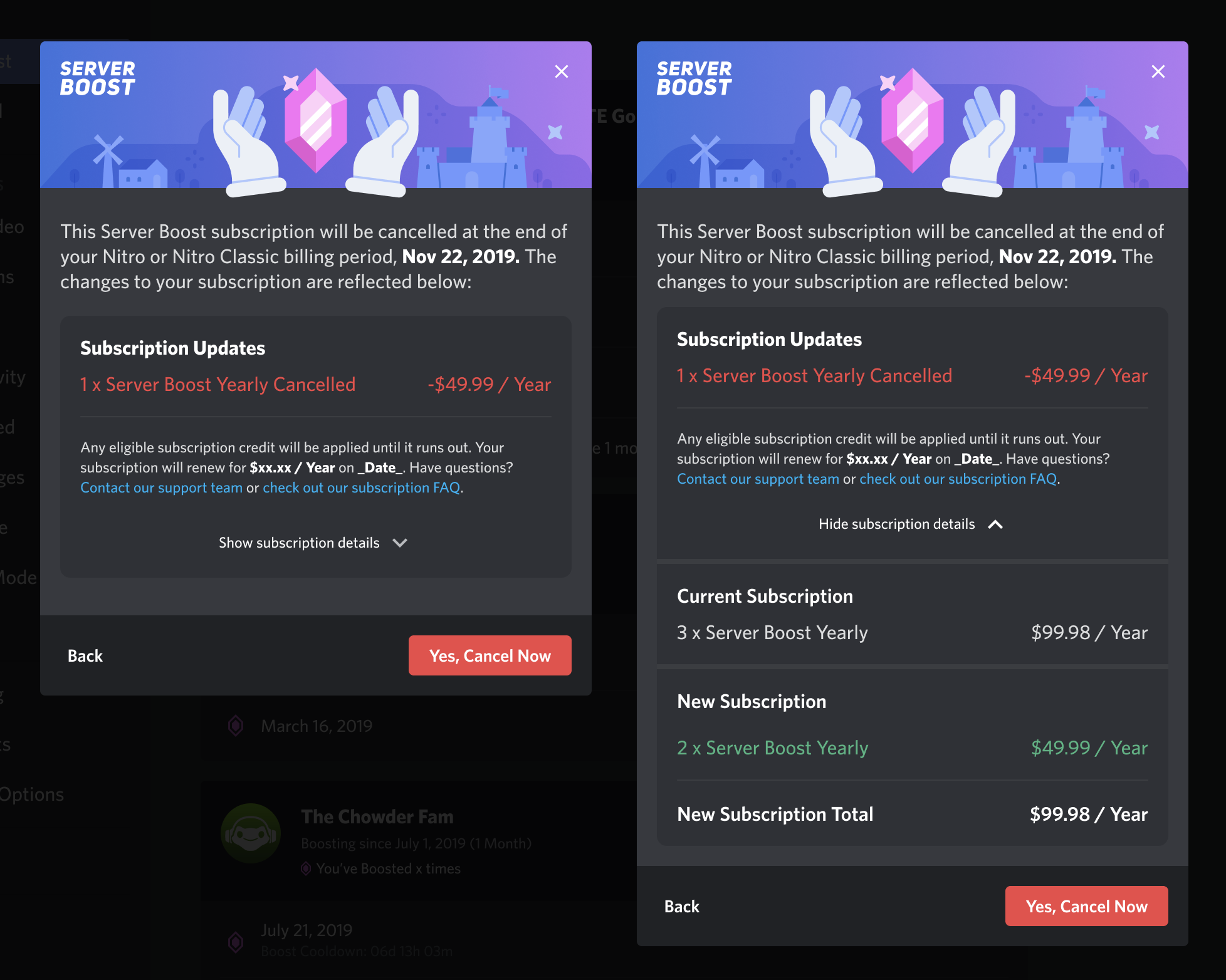 How to Cancel Discord Server Boost Subscription