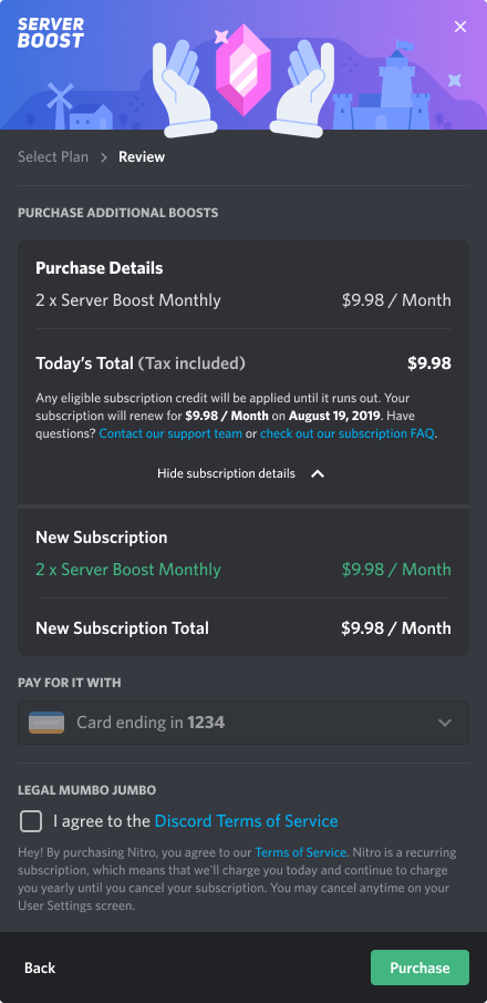 payments and billing faq discord