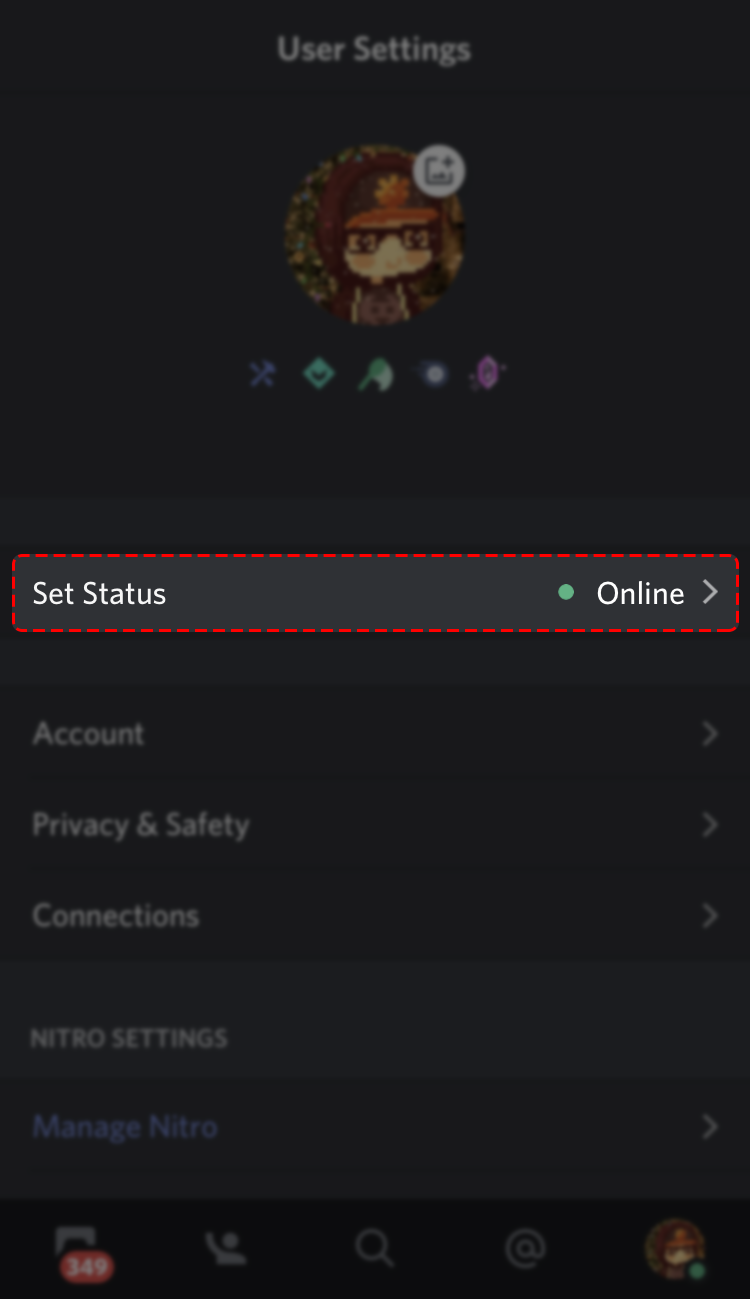 Custom Status Discord