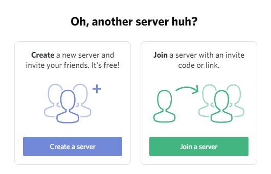 サーバーへ参加するには Discord