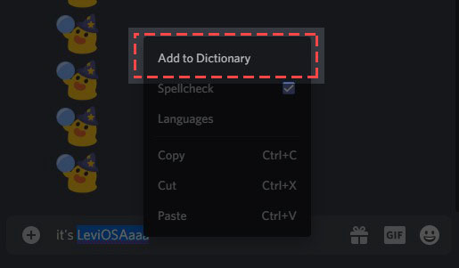 Discordのスペルチェック Discord