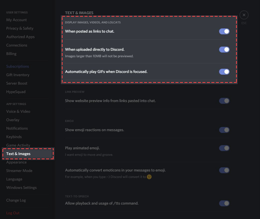 How to disable Auto-embed Link preview in Discord