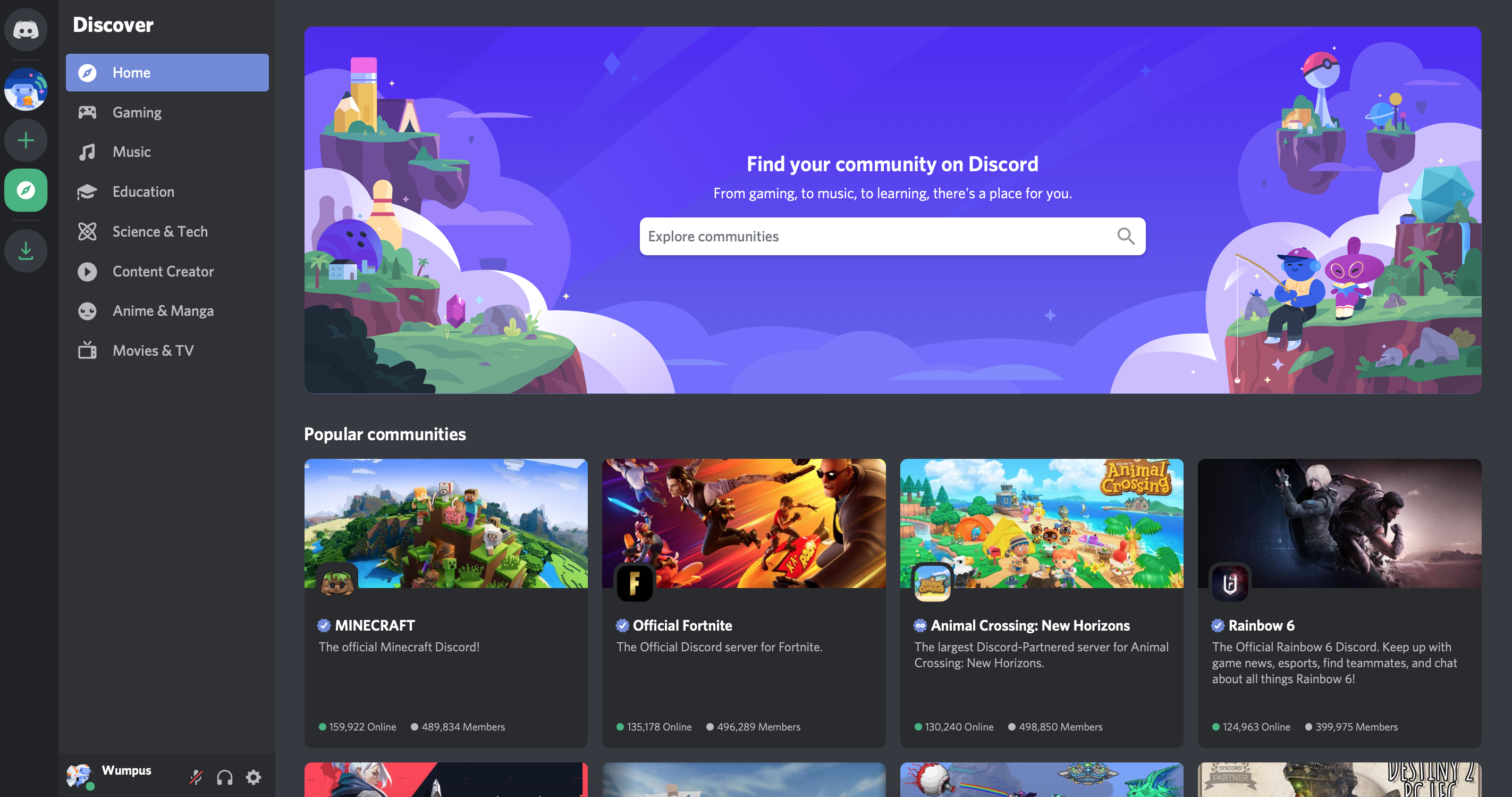 Server Discovery – Discord