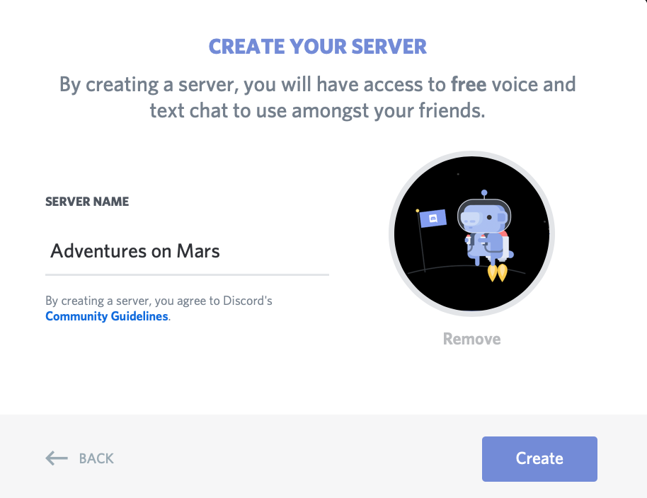 Create a discord server for you by Alfiesargeant1