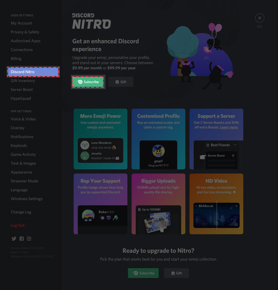 discord nitro mod