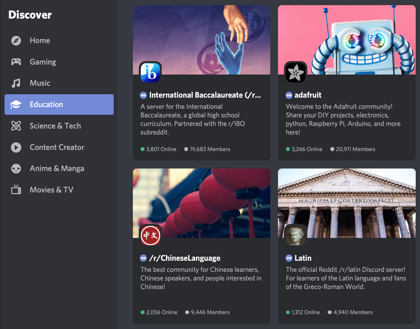Server Discovery – Discord