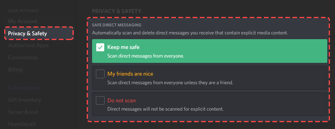 Discord Safety Safe Messaging Discord