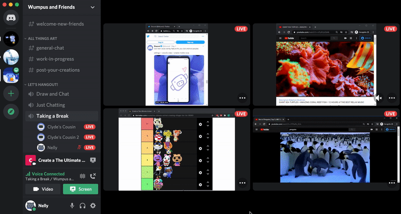 Video & Screenshare Updates - Multistream and More! – Discord