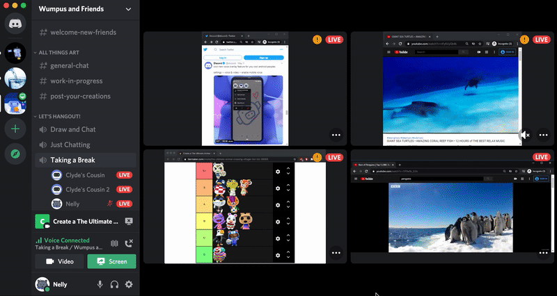 Video & Screenshare Updates - Multistream and More! – Discord