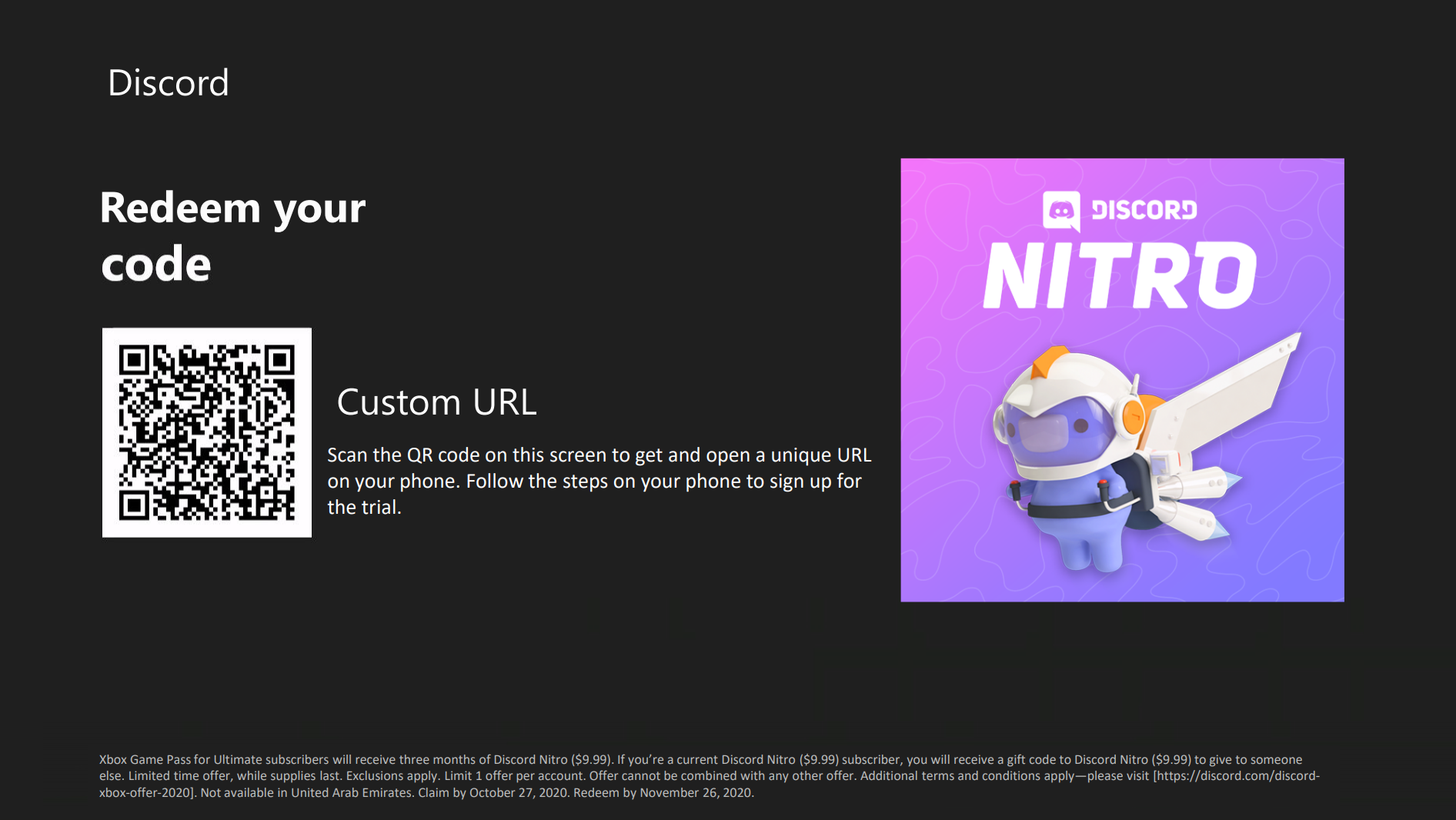 Xbox Game Pass y Discord regalan 3 meses Nitro para potenciar a las