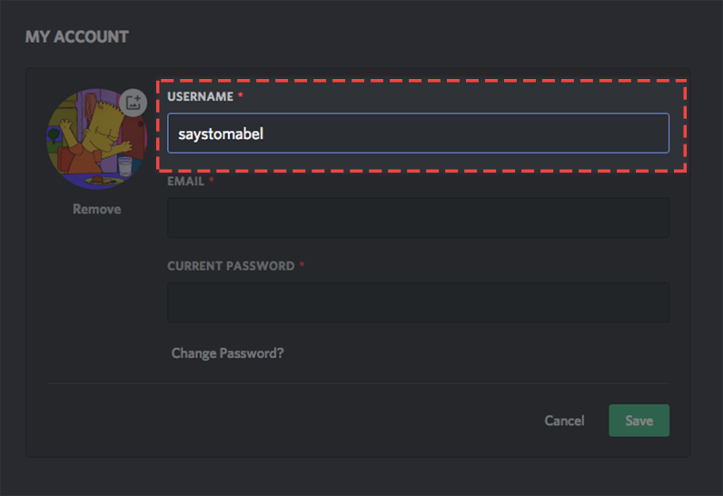 How Do I Change My Username Discord - free old roblox accounts and password discord