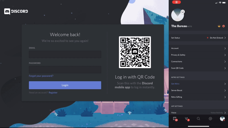 discord qr code