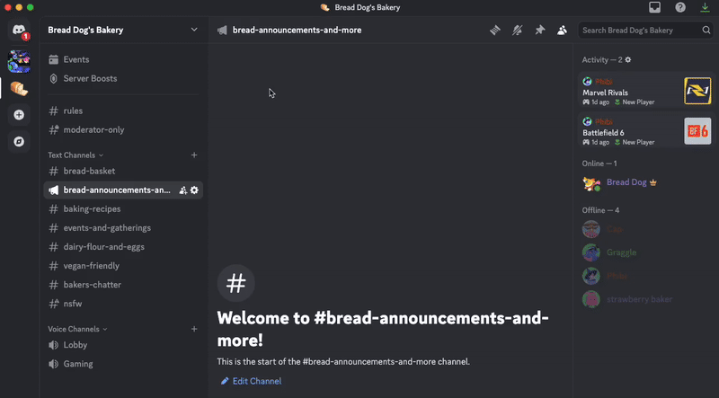 Navigating to Emoji Tab to Upload an Emoji