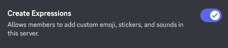 Create Expressions Toggle