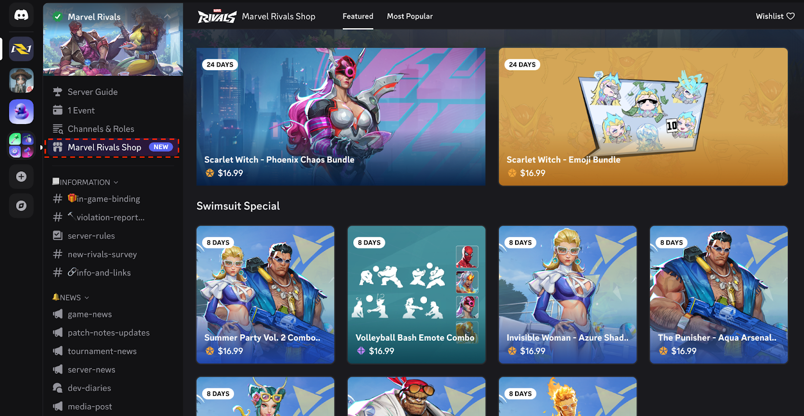 Marvel Rivals Shop FAQ – Discord