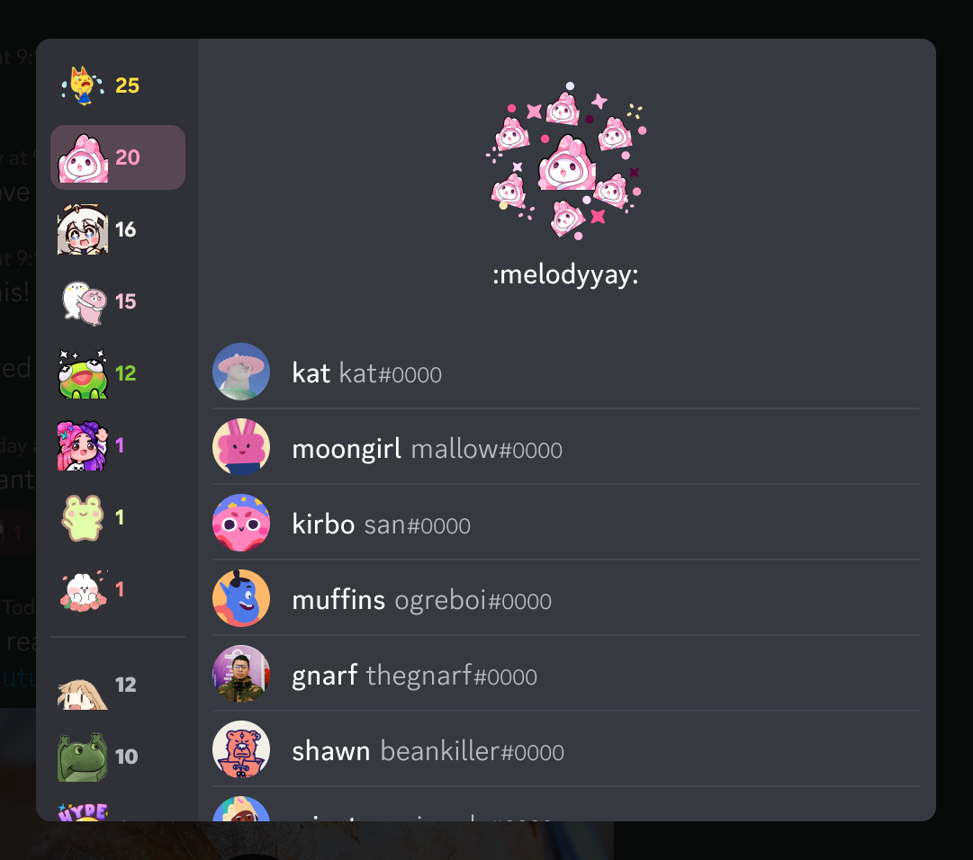 リアクションとスーパーリアクション FAQ – Discord