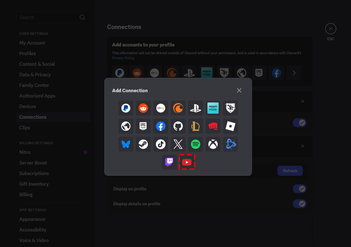 YouTubeチャンネルをDiscordに接続する方法 – Discord