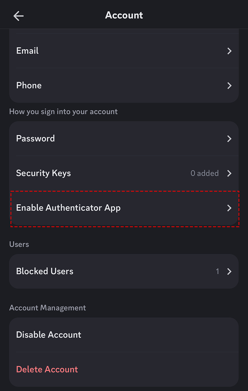 Discordでの認証アプリの使用方法 – Discord