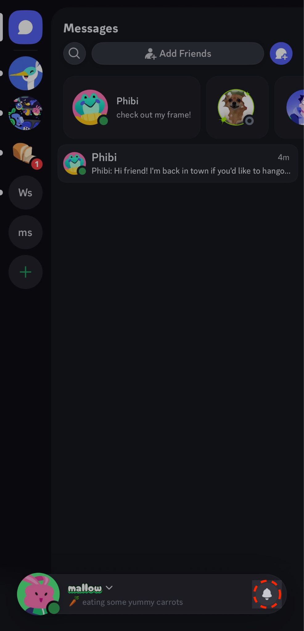 Icône de notifications&nbsp;