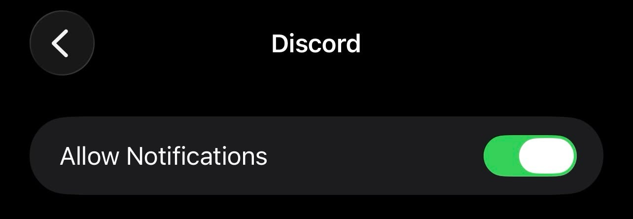 Bottone per tutte le notifiche su iOS&nbsp;