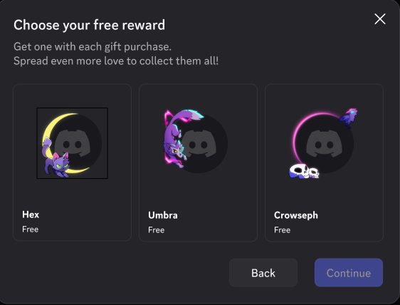 Choosing a Familiar After Your Gift Qualifies on Desktop