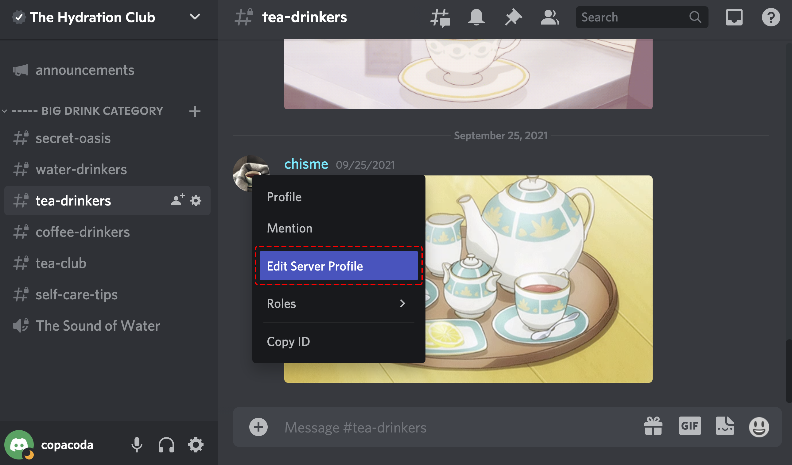 discord change name in server