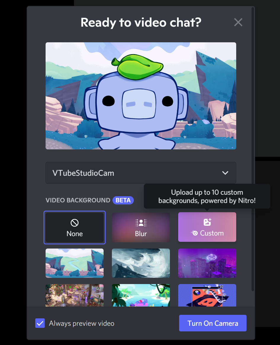 Video nền - Discord: Để không bị nhàm chán khi trò chuyện với bạn bè trên Discord, hãy cập nhật ngay video nền mới lạ và độc đáo! Chỉ cần một vài thao tác đơn giản, bạn có thể tùy chỉnh video nền theo sở thích của mình và biến cuộc trò chuyện trở nên vui nhộn hơn bao giờ hết.