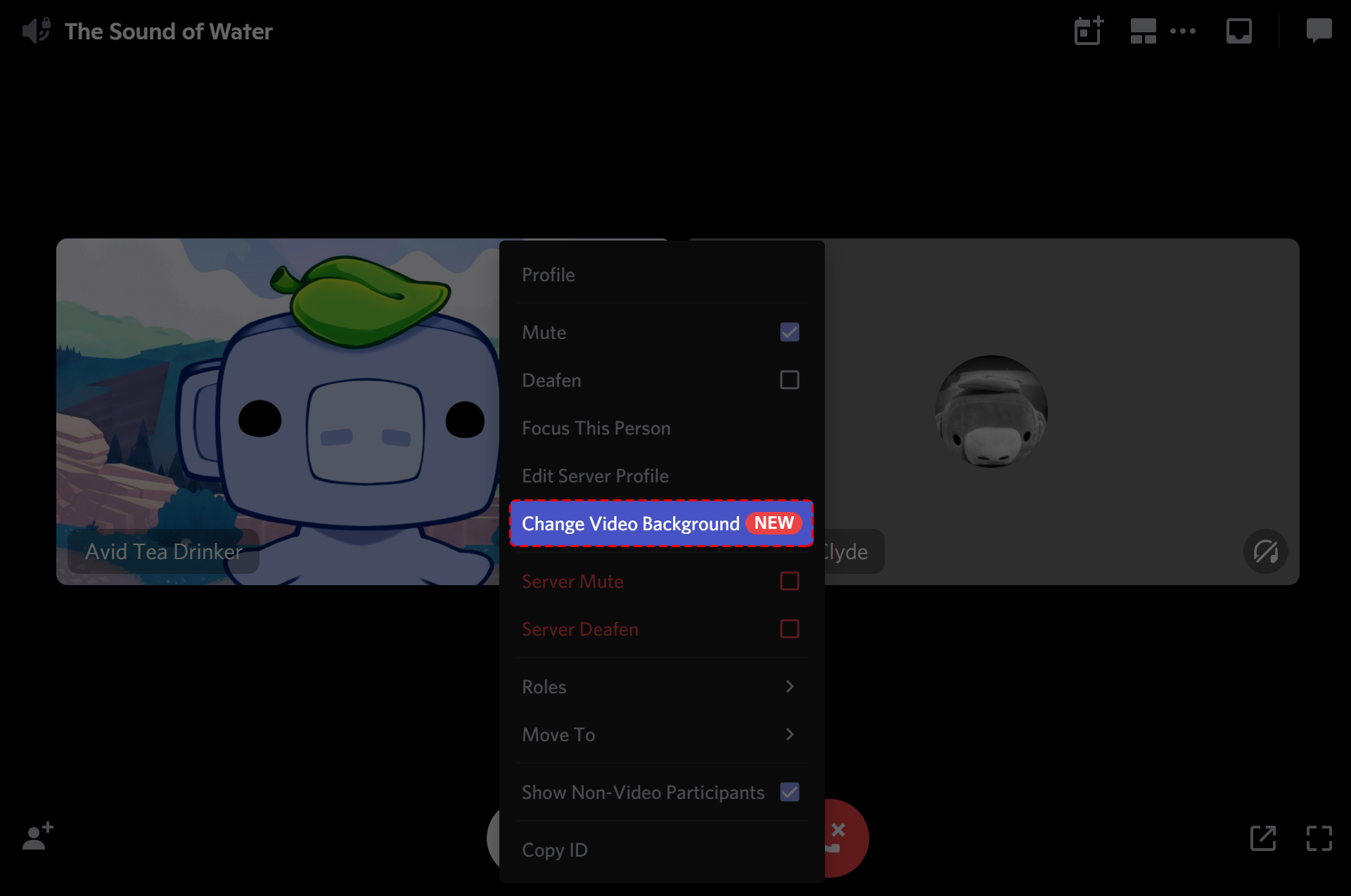 Video Backgrounds – Discord