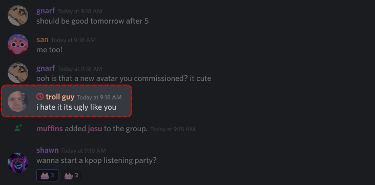 Hr.chat discord I can't