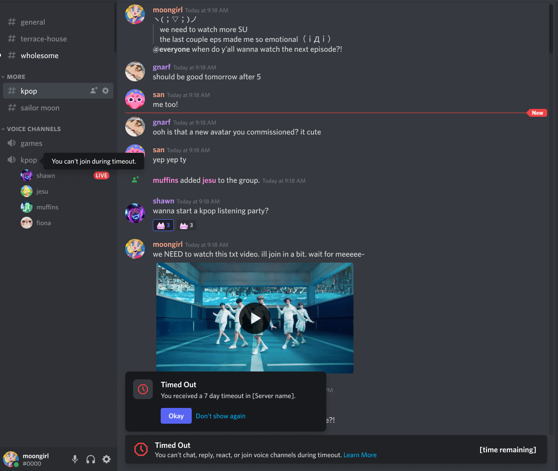 You need your rest Discord, big time