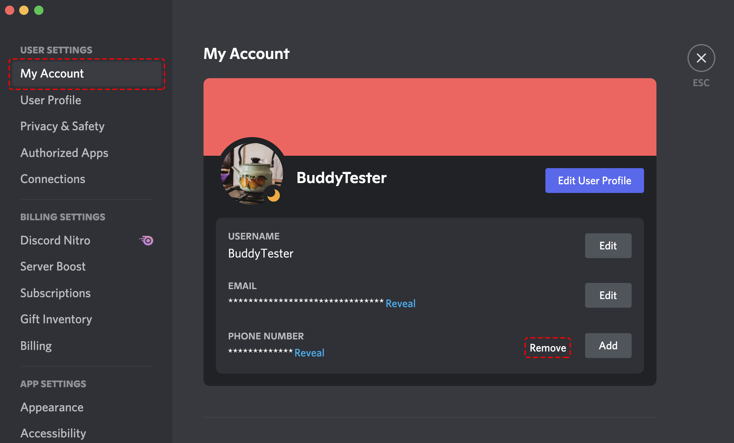 How to Remove Phone Number From Discord