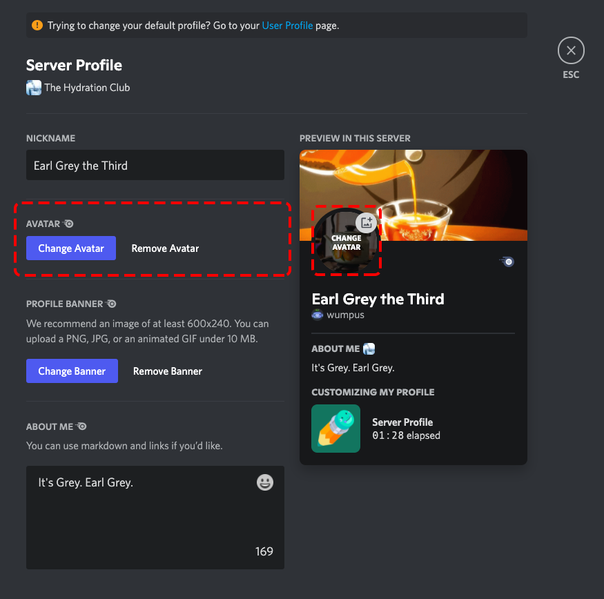 Add a second server list row – Discord