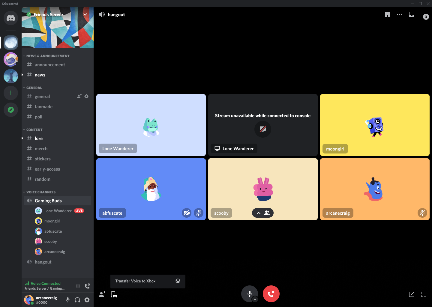 Discord app on store xbox