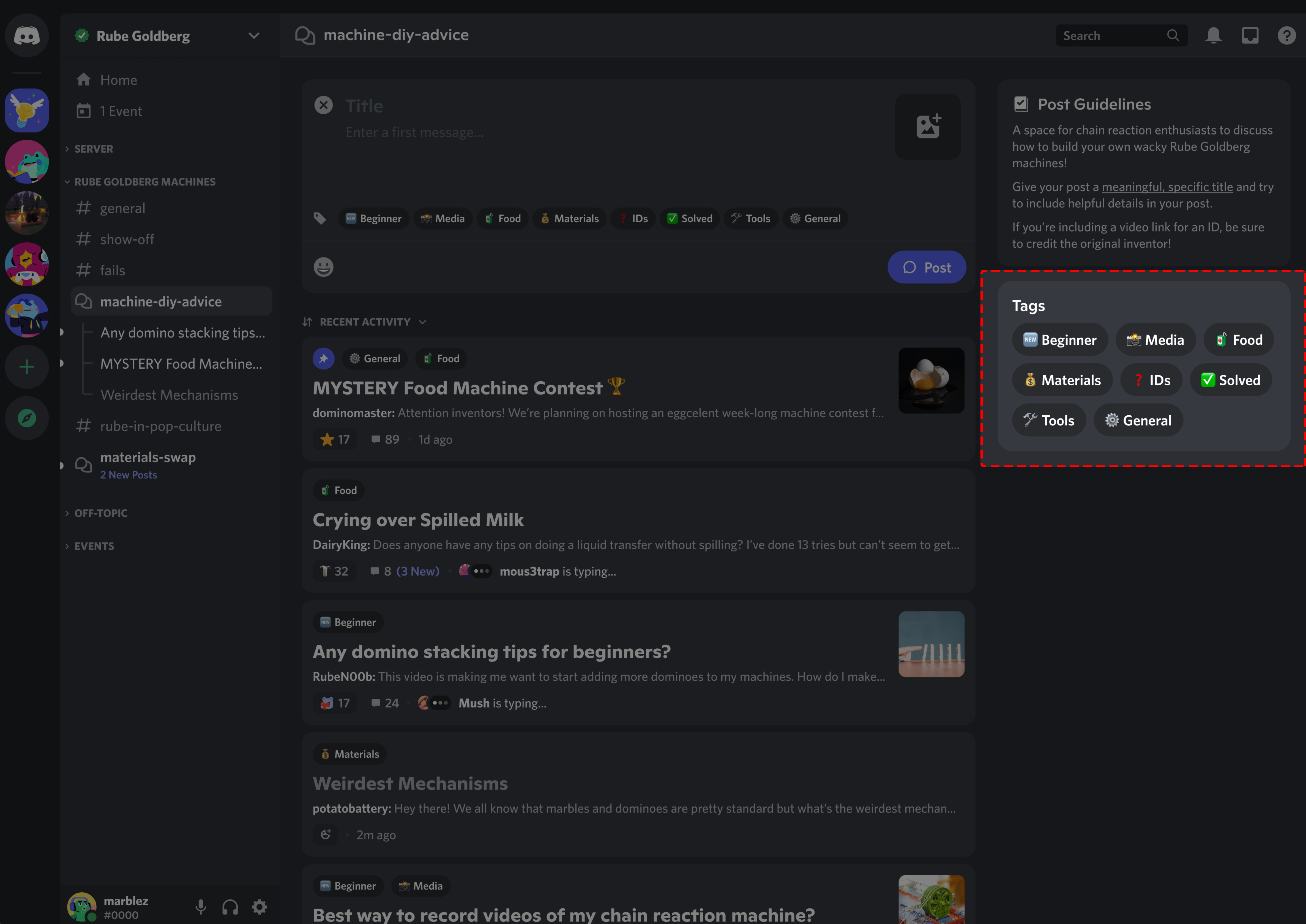 New Option in the Server Member List Area – Discord