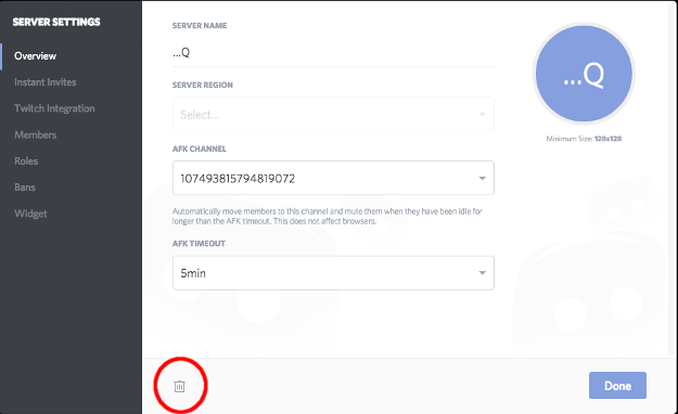 怎樣刪除一個伺服器 Discord
