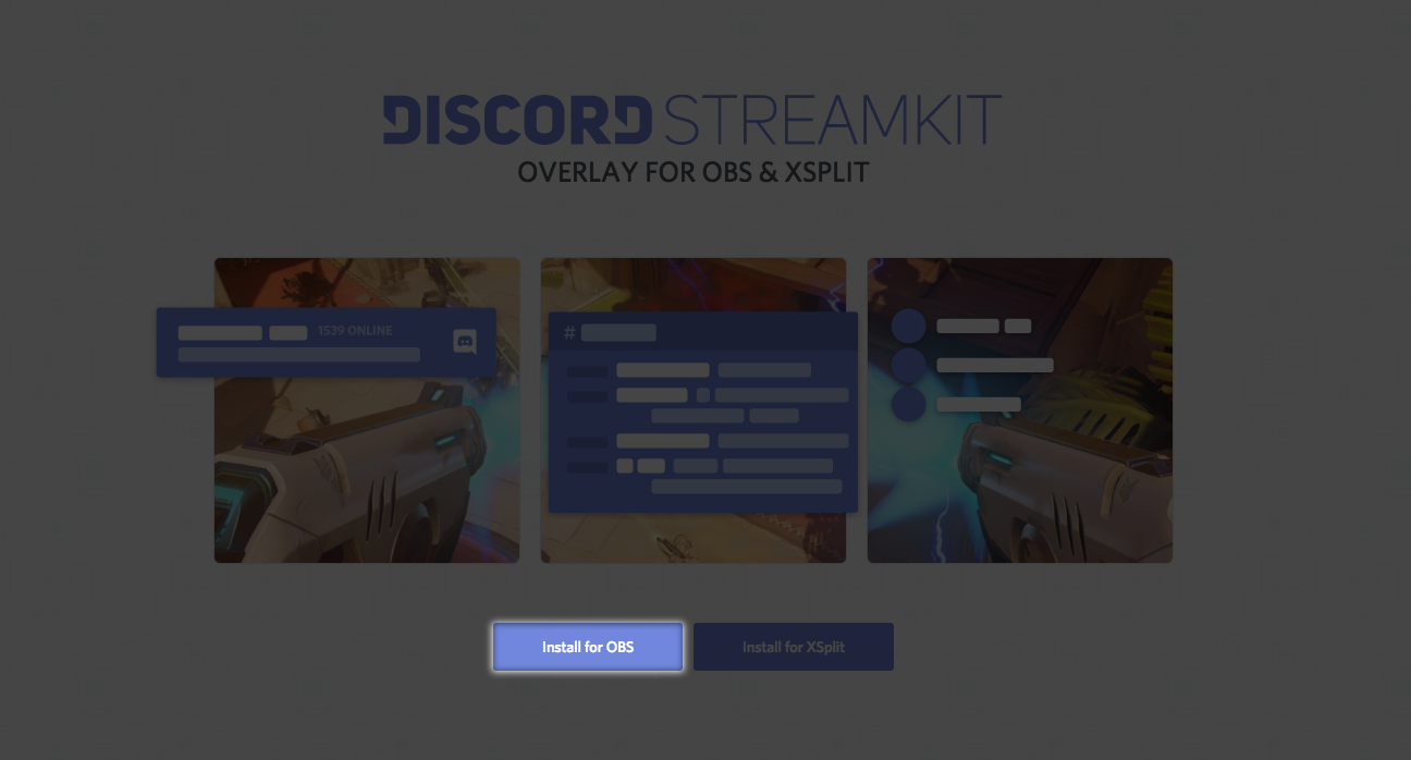 Использование оверлея OBS Streamkit в Discord – Discord